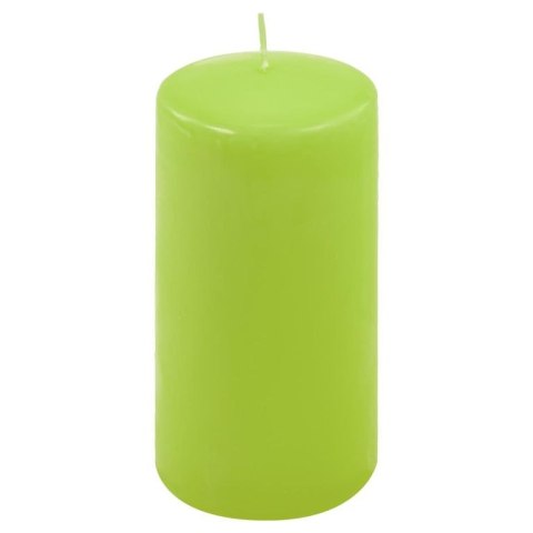 Zestaw świec słupkowych, 15 cm, Ø 7,5 cm, jasnozielony, 4szt