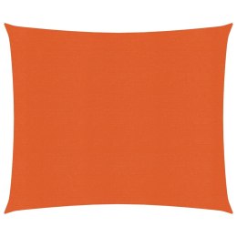 Żagiel przeciwsłoneczny, 160 g/m², pomarańcz, 3,6x3,6 m, HDPE