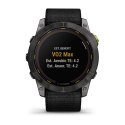 Zegarek sportowy Garmin Enduro 2 Solar Black Carbon Gray DLC Ti Ultrafit Band