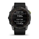 Zegarek sportowy Garmin Enduro 2 Solar Black Carbon Gray DLC Ti Ultrafit Band