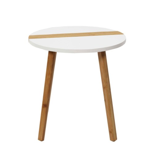 Zestaw 2 stolików kawowych Paraiba biały/naturalny