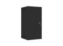 LANBERG SZAFA WISZĄCA RACK 10" 12U 280X310 CZARNA, DRZWI METALOWE (FLAT PACK) WF10-2312-00B