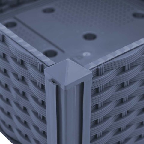 Donica do podniesionej rabaty, 120x40x71 cm, polipropylen