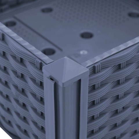 Donica do podniesionej rabaty, 160x40x71 cm, polipropylen