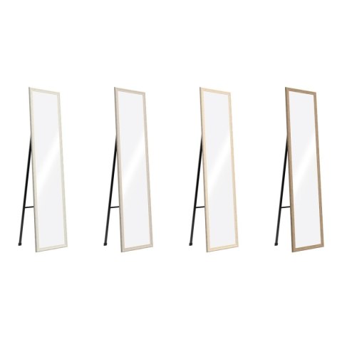 Lustro do Garderoby Home ESPRIT Brązowy Beżowy Szary Szkło polistyrenu 35,5 x 40 x 156 cm (4 Sztuk)