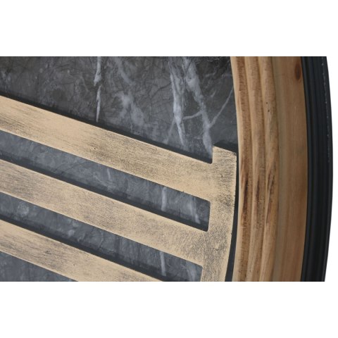 Zegar Ścienny Home ESPRIT Czarny Złoty Metal Szkło 127 X 9 X 127 cm