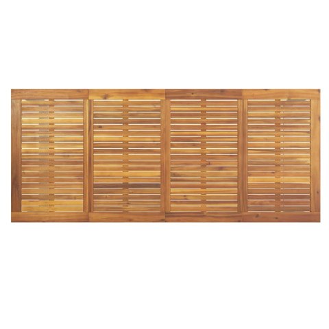 Zestaw Jadalniany do Ogrodu 7 Części Szary Stal i Lite Drewno Akacjowe