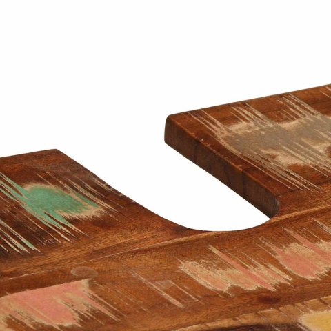 Zestaw mebli łazienkowych 2 pcs Brązowy lite drewno z odzysku