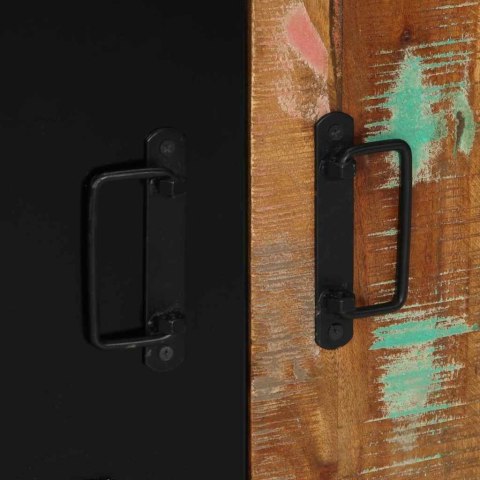 Zestaw mebli łazienkowych z półką 3 pcs Lite odzyskane drewno