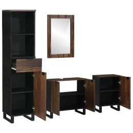 Zestaw mebli łazienkowych 4 pcs Biały 38 x 33 x 160 cm