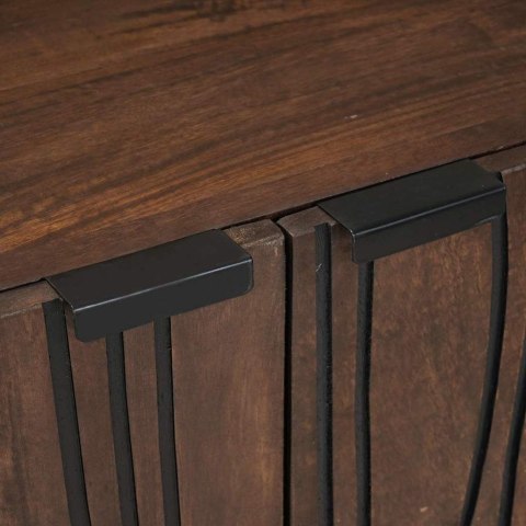 Zestaw mebli łazienkowych z szufladą z półką z przechowywaniem z drzwiami 3 pcs Brązowy duży