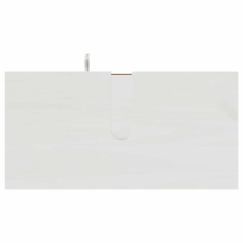 Zestaw mebli łazienkowych 5 pcs antyczna biel 37 x 34 x 110 cm