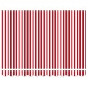 Automatyczna markiza 300 x 250 cm czerwono-biała