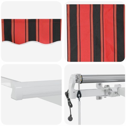 Chowana markiza Pomarańczowy i brązowy 300 x 250 cm