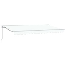 Markiza zwijana Biały 400x200 cm
