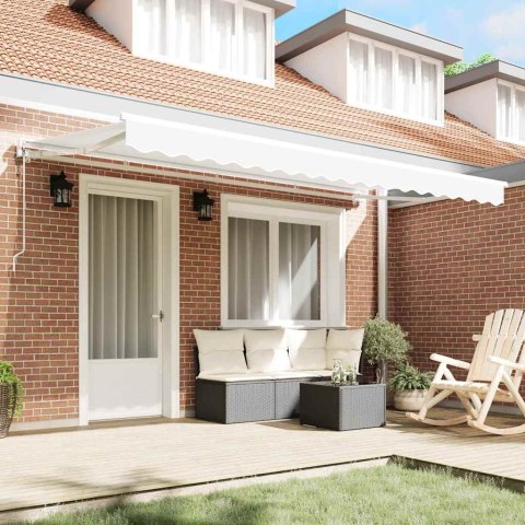 Markiza zwijana Biały 400x200 cm