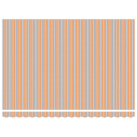 Automatyczna Chowana Markiza z LED w Wielokolorowe Pasy 450x300 cm