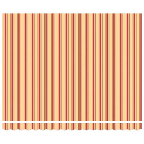 Markiza automatyczna , wciągana, żółta i pomarańczowa, 400x350 cm