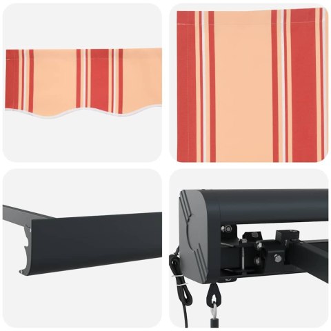 Żółta i Pomarańczowa Automatyczna Markiza 500x300 cm