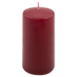 Zestaw świec słupkowych, 15 cm, Ø 7,5 cm, bordowy, 2 sztuki.
