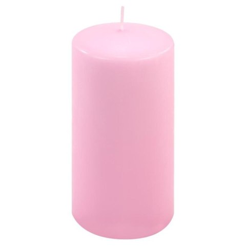 Zestaw świec słupkowych, 15 cm, Ø 7,5 cm, różowy, 2 sztuki.