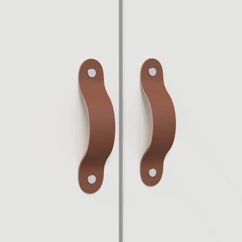 Biała rama łóżka 140 x 190 cm