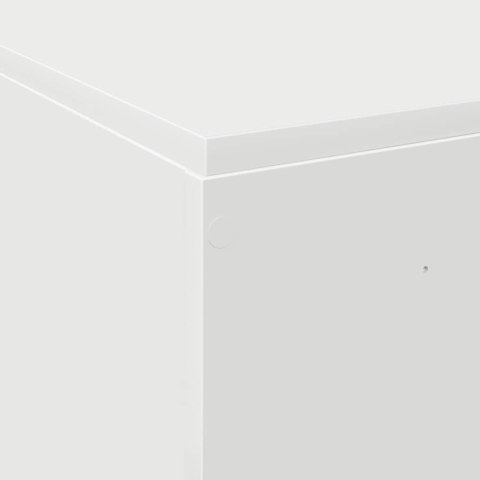 Biała rama łóżka 140 x 190 cm