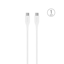 Kabel przewód USB-C Power Delivery 2m - biały