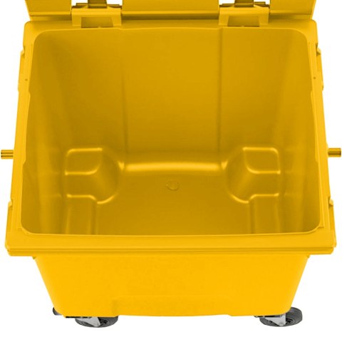 Kontener pojemnik na odpady śmieci komunalne PZH EN 840-2 DIN 1100L - żółty