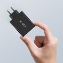 Ładowarka sieciowa GaN 3x USB-C PD USB-A QC 100W- czarna