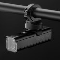 Lampka rowerowa przednia 1000 lm z kablem USB-C - USB-A - czarna