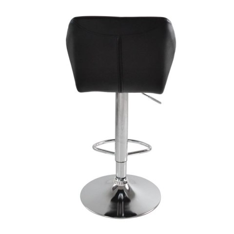 Zestaw 2 brązowych krzeseł barowych - regulowane na wysokość