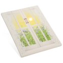 Obraz podświetlany - słońce za oknem, 1 LED, 30 x 40 cm