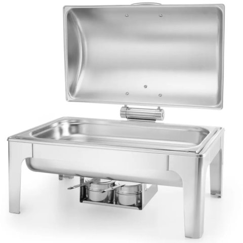 Podgrzewacz do potraw na pastę świeczki stal polerowana GN 1/1