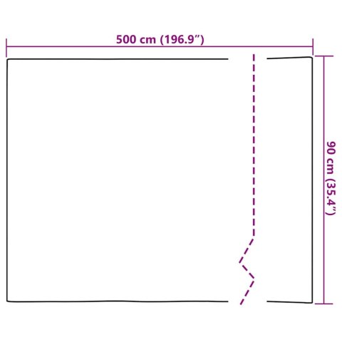 Okleiny meblowe samoprzylepne, 2 szt., ciemne drewno, 500x90 cm
