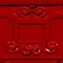 Skrzynka na listy antyczna czerwona