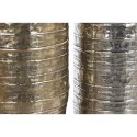 Wazon DKD Home Decor Złoty Srebrzysty Aluminium Nowoczesny 31 x 31 x 106 cm