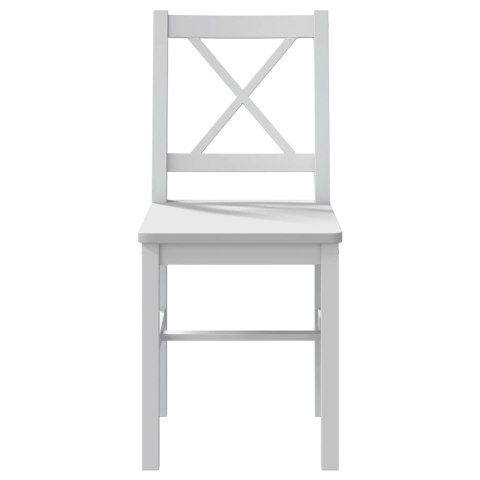 5-częściowy zestaw mebli do jadalni, biały