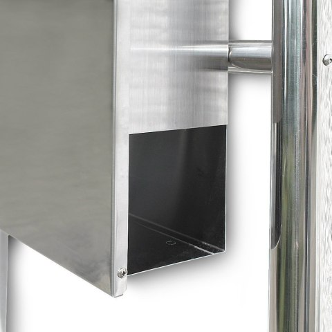 NOWOCZESNA SKRZYNKA POCZTOWA NA LISTY WOLNOSTOJĄCA STAL INOX