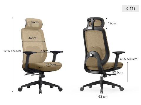 Fotel biurowy ergonomiczny ANGEL runO