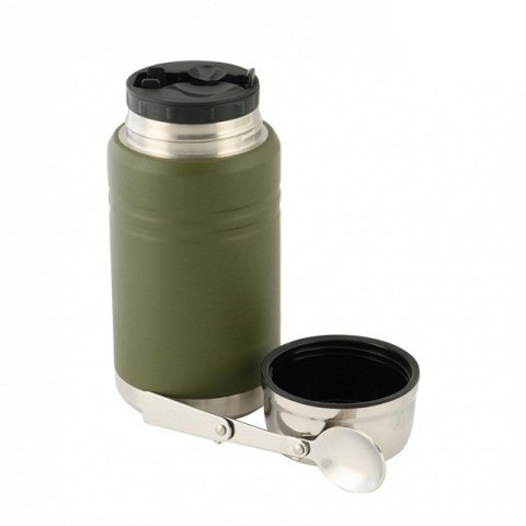 Termos obiadowy z łyżką ze stali Inox M-TAC Olive poj. 750 ml.