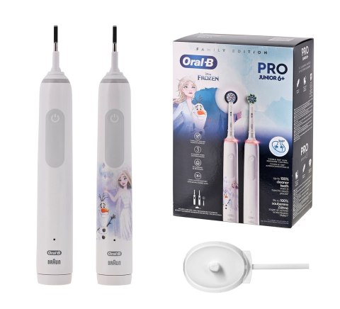Zestaw 2 szczoteczek Oral-B 3 3000 i Junior Frozen