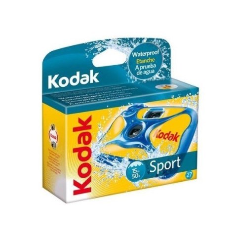 Kodak Aparat Jednorazowy Wodoodporny Ultra Sport, Aparat Cyfrowy 27 zdjęć kolorowych podwodnych.