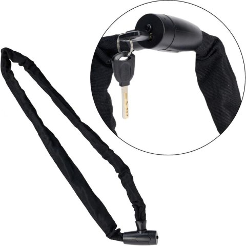 ZAPIĘCIE ROWEROWE ŁAŃCUCH NA ZAMEK DŁ.120CM XQMAX