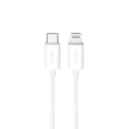 Kabel przewód USB-C - iPhone Lightning TPE 20W 2m - biały