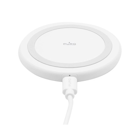 Ładowarka bezprzewodowa do smartfonów Android iPhone 15W - biała