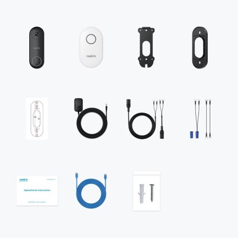 Reolink Dzwonek Wifi biały D340W