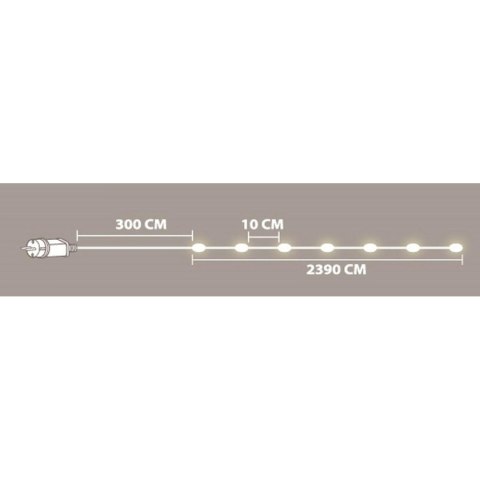 LAMPKI DRUCIKI GIRLANDA 240 LED MULTIKOLOR