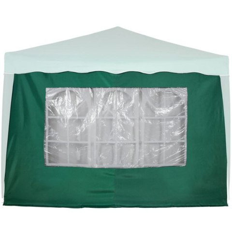 Ścianka do pawilonu z oknem, zielona