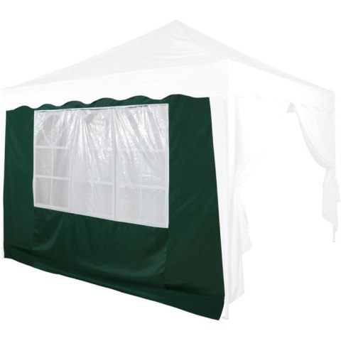 Ścianka do pawilonu z oknem, zielona